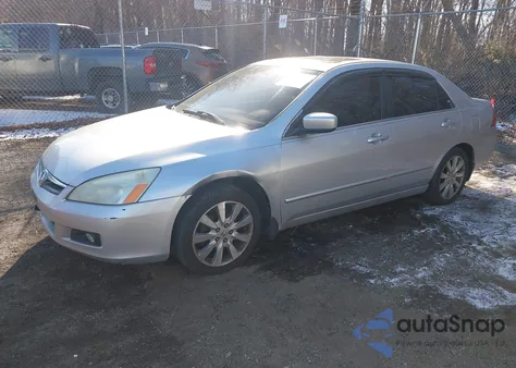 2007 Honda Accord 3.0 Ex z USA, uszkodzony, nr VIN 1HGCM66517A029388